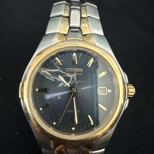 Citizen Two-Tone Black Dial Watch